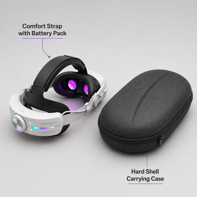 Essentials Bundle — 6hr Comfort Strap + Travel Case