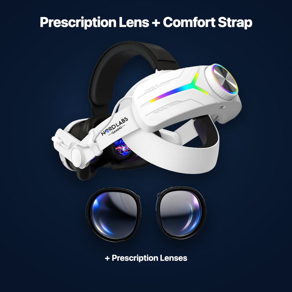 Prescription Lens + Comfort Strap Bundle