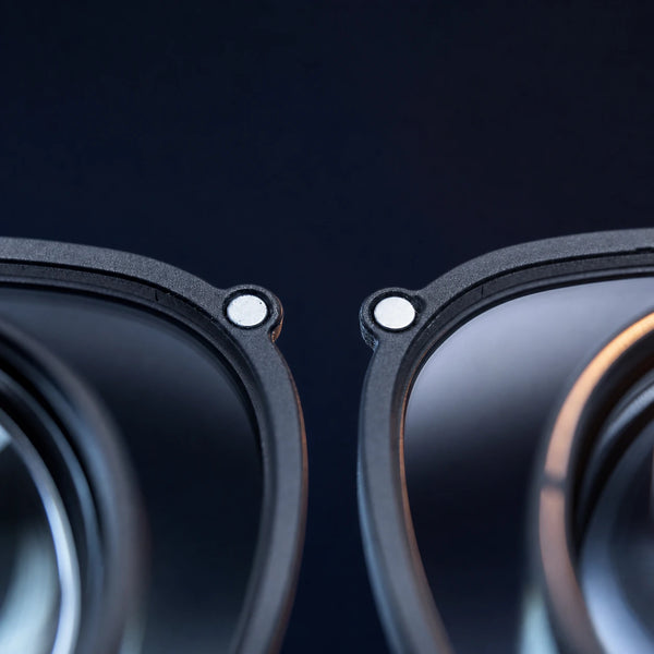 Prescription lenses, close-up
