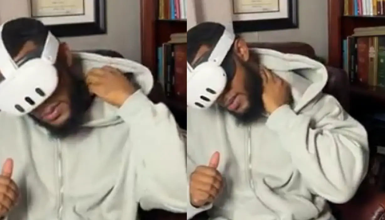 neck strain from the quest 3 causing discomfort