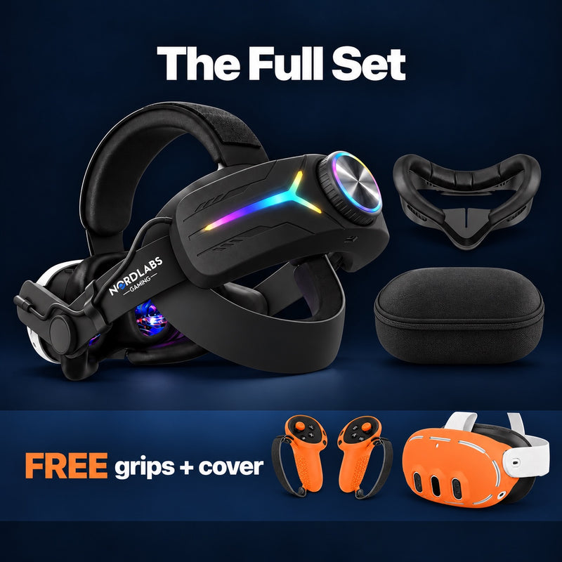Halloween Full Set slim strip (black): FREE grips + cover