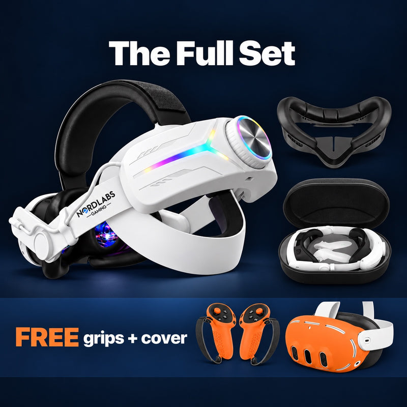 Halloween Full Set slim strip (white): FREE grips + cover