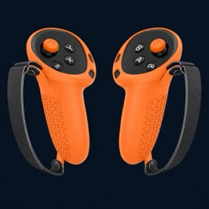 Orange Controller Grips for Quest 3