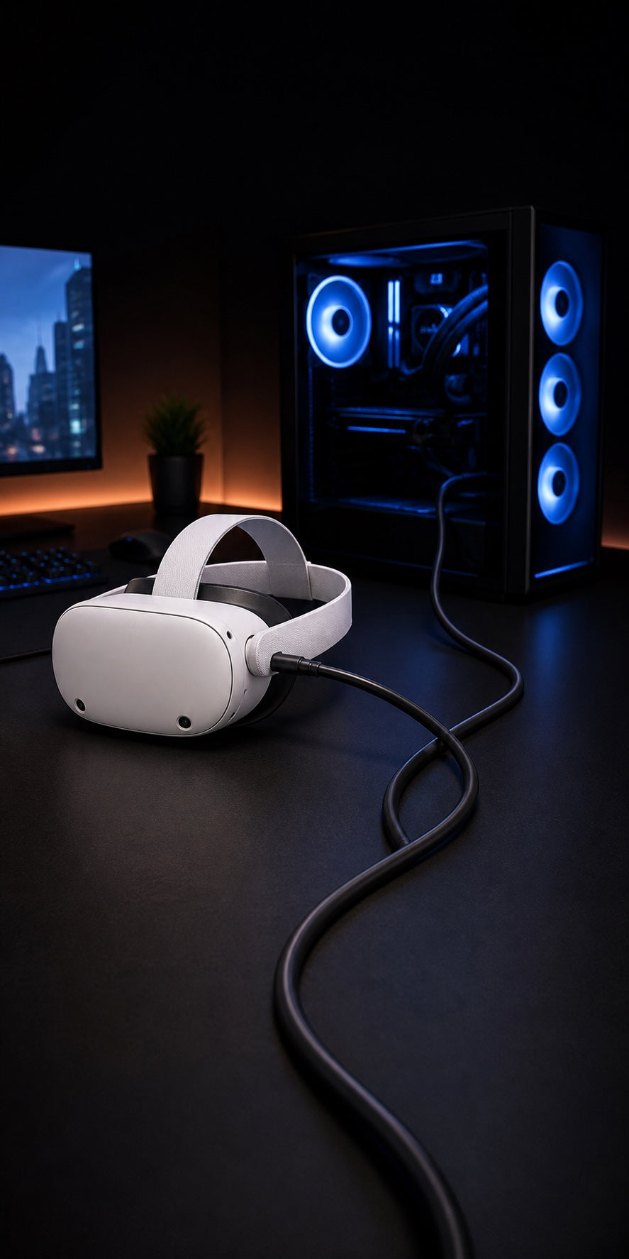 Quest compatible PC VR cable